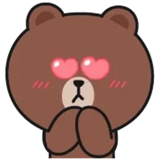 😍 Стикер «Brown and Cony» для Telegram