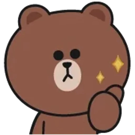 👍 Стикер «Brown and Cony» для Telegram