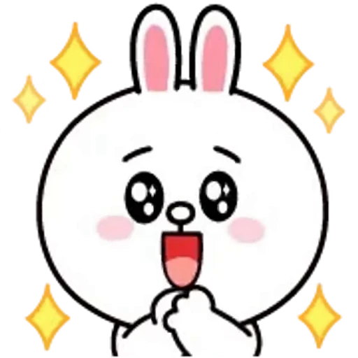 🤩 Стикер «Brown and Cony» для Telegram