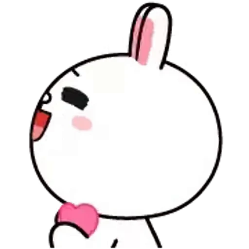 ❤️ Стикер «Brown and Cony» для Telegram