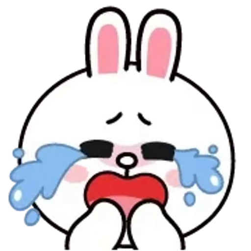😭 Стикер «Brown and Cony» для Telegram