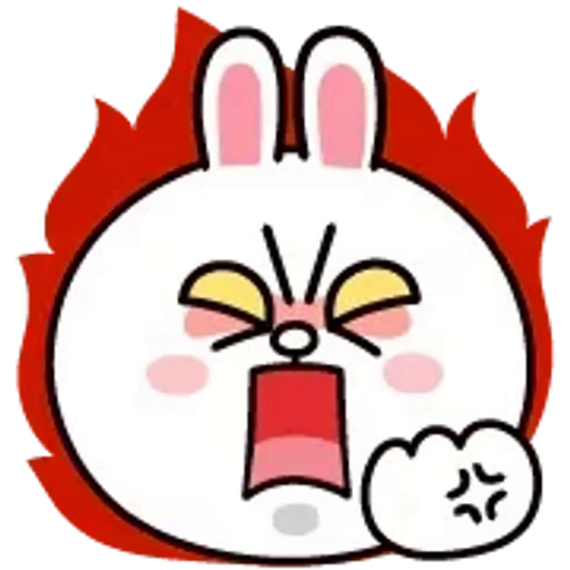 😡 Стикер «Brown and Cony» для Telegram