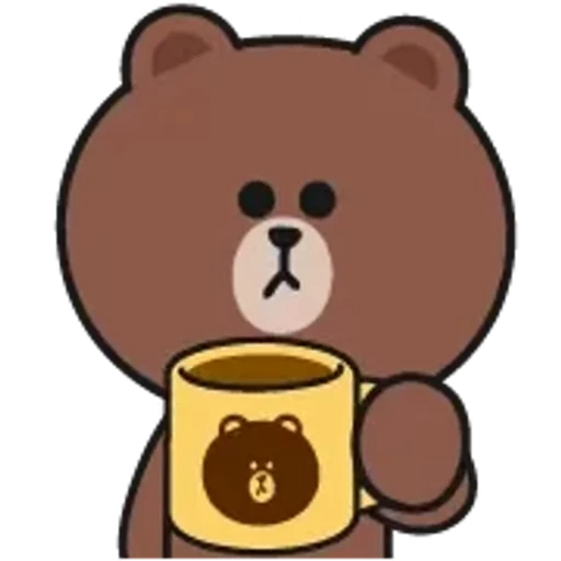 ☕️ Стикер «Brown and Cony» для Telegram