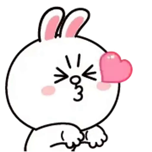 💋 Стикер «Brown and Cony» для Telegram