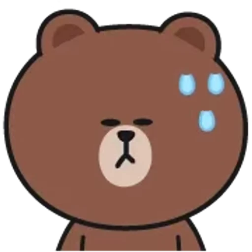 😓 Стикер «Brown and Cony» для Telegram
