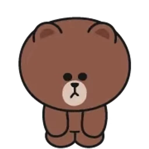😌 Стикер «Brown and Cony» для Telegram
