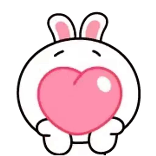 ❤️ Стикер «Brown and Cony» для Telegram