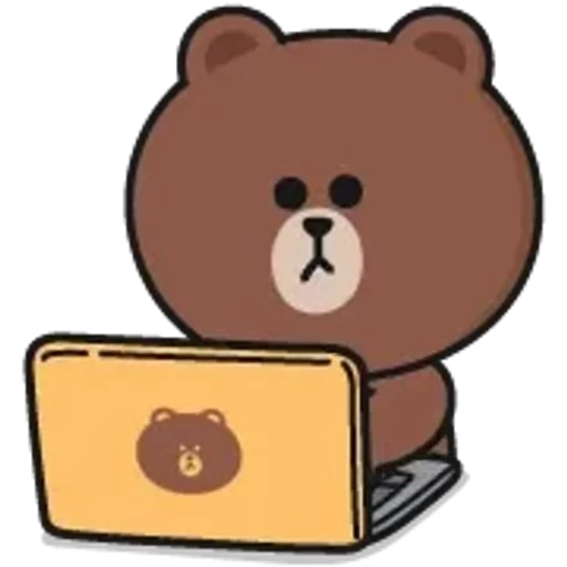 💻 Стикер «Brown and Cony» для Telegram