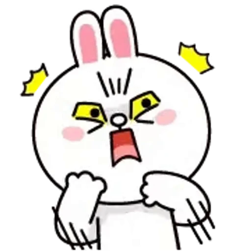 😡 Стикер «Brown and Cony 2» для Telegram