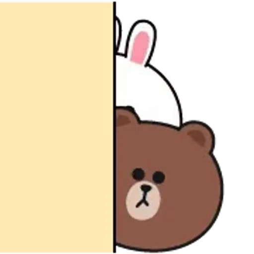 🙂 Стикер «Brown and Cony 2» для Telegram