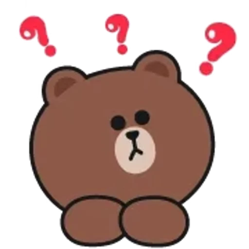 ❔ Стикер «Brown and Cony 2» для Telegram