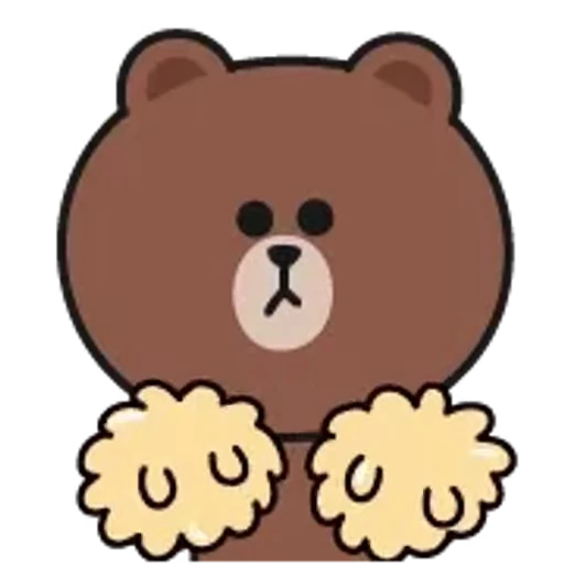🙂 Стикер «Brown and Cony 2» для Telegram
