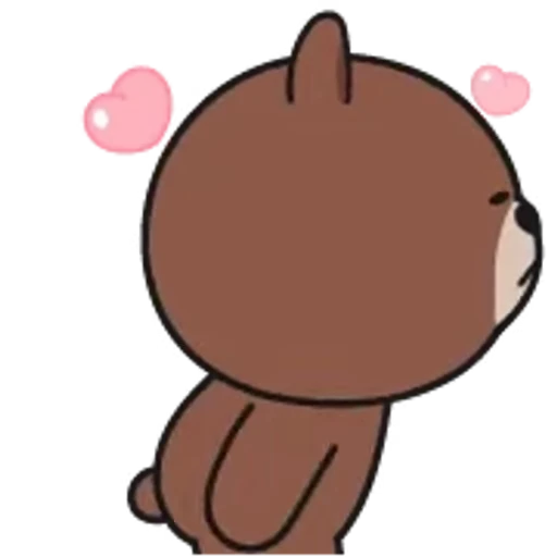 💋 Стикер «Brown and Cony 2» для Telegram