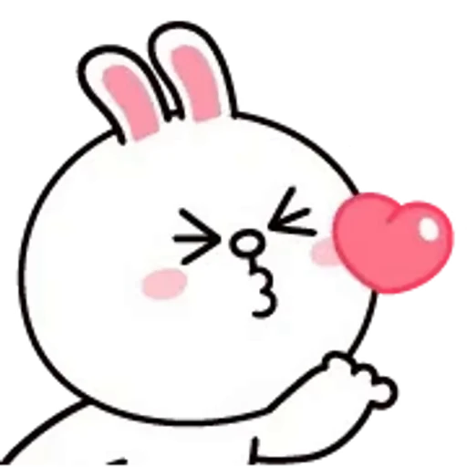 💋 Стикер «Brown and Cony 2» для Telegram