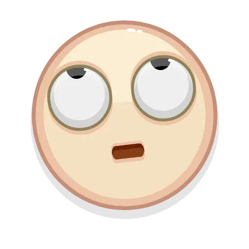 🙄 Стикер «Brown Emoji» для Telegram