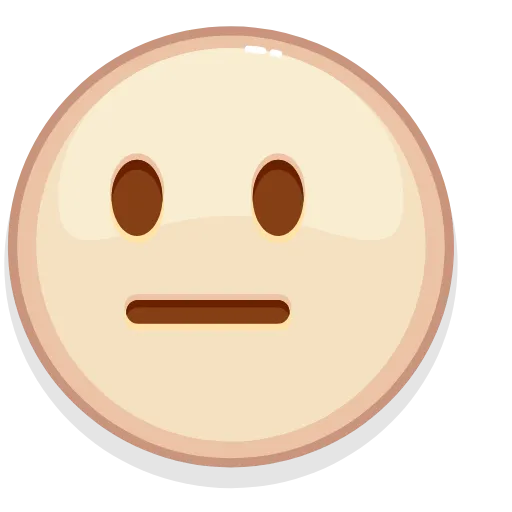 😐 Стикер «Brown Emoji» для Telegram