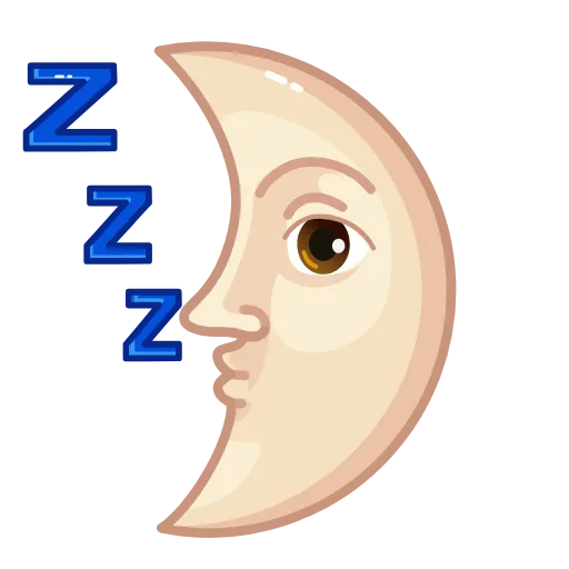 🌛 Стикер «Brown Emoji» для Telegram