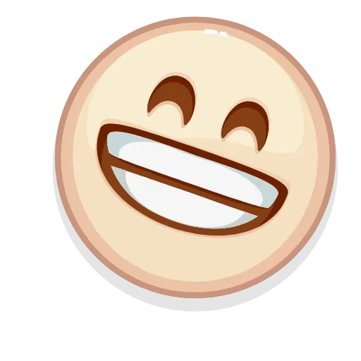 😁 Стикер «Brown Emoji» для Telegram