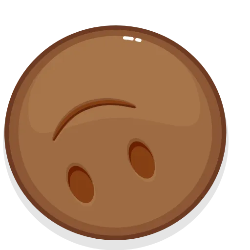 🙃 Стикер «Brown Emoji» для Telegram