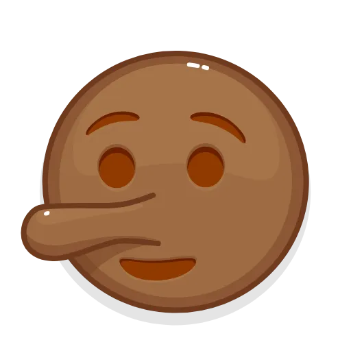 🤥 Стикер «Brown Emoji» для Telegram
