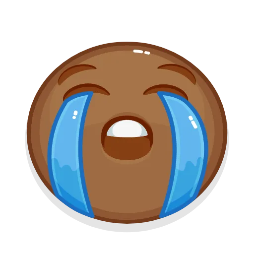 😭 Стикер «Brown Emoji» для Telegram