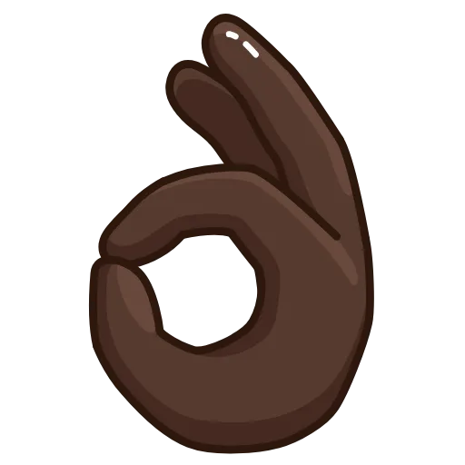 👌 Стикер «Brown Emoji» для Telegram