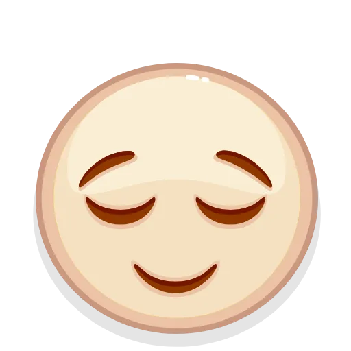 😌 Стикер «Brown Emoji» для Telegram