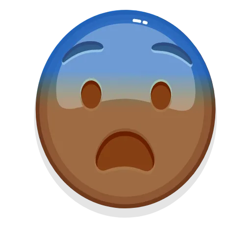😨 Стикер «Brown Emoji» для Telegram