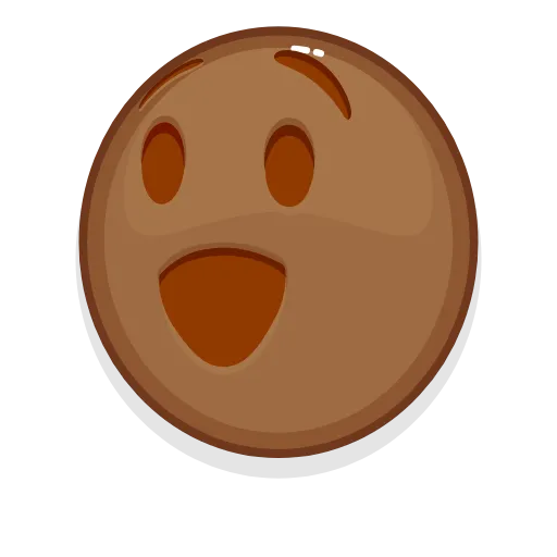 😉 Стикер «Brown Emoji» для Telegram