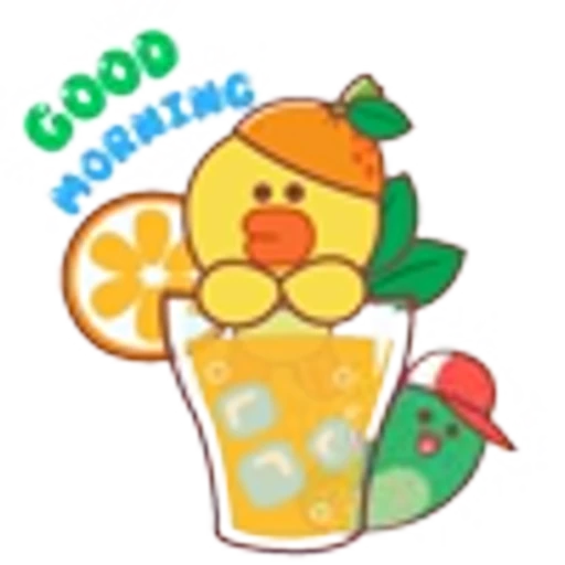 Стикерпак Brown and Friends Love in Summer для Telegram