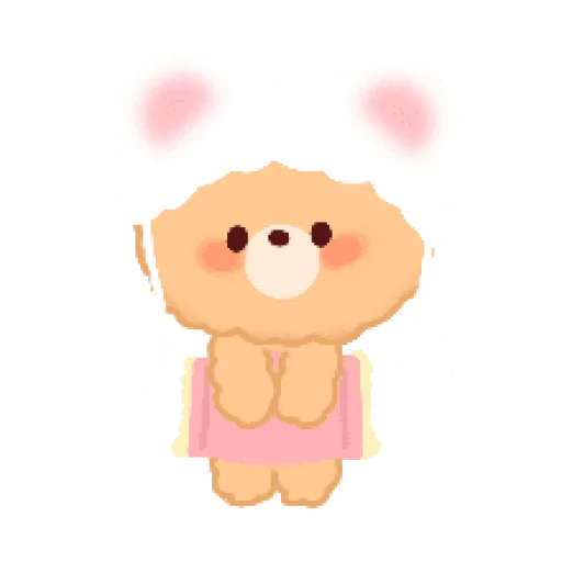 Стикерпак Brownie Bear для Telegram