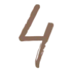 4️⃣ Эмодзи «brown numbers» для Telegram