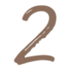 2️⃣ Эмодзи «brown numbers» для Telegram