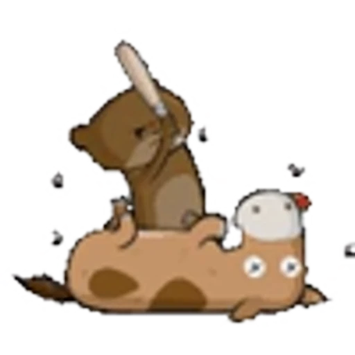 🔨 Эмодзи «brownrandom» для Telegram
