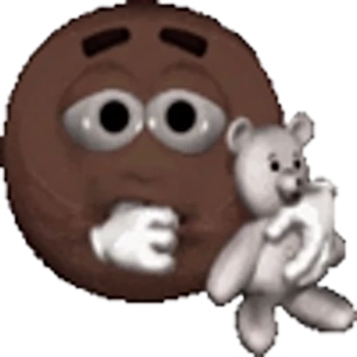 😳 Эмодзи «brownrandom» для Telegram