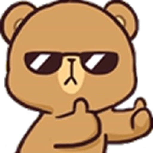 😎 Эмодзи «brownrandom» для Telegram