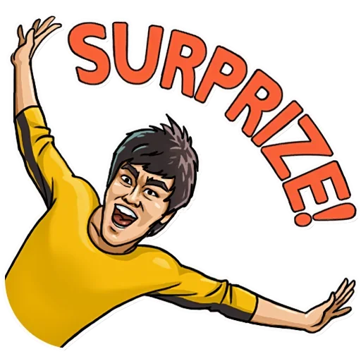 🎃 Стикер «Bruce Lee» для Telegram