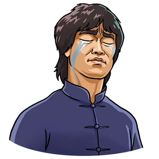 😭 Стикер «Bruce Lee» для Telegram