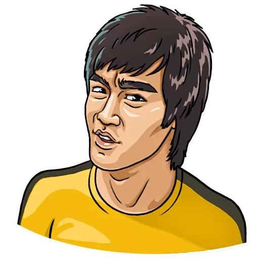 🤔 Стикер «Bruce Lee» для Telegram