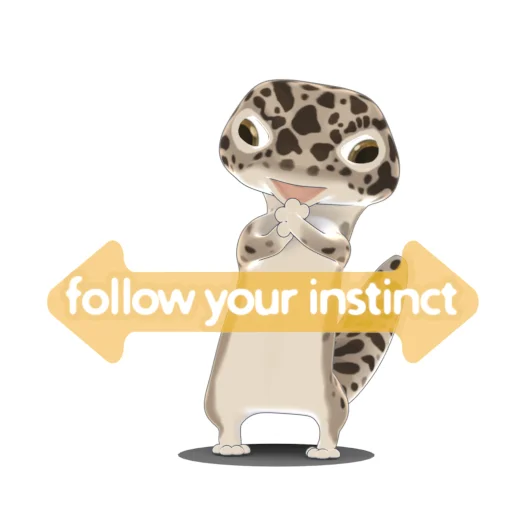 ↔️ Стикер «Bruce the Leopard Gecko» для Telegram