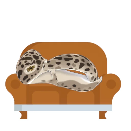 🛋 Стикер «Bruce the Leopard Gecko» для Telegram