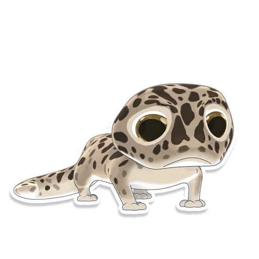 😢 Стикер «Bruce the Leopard Gecko» для Telegram