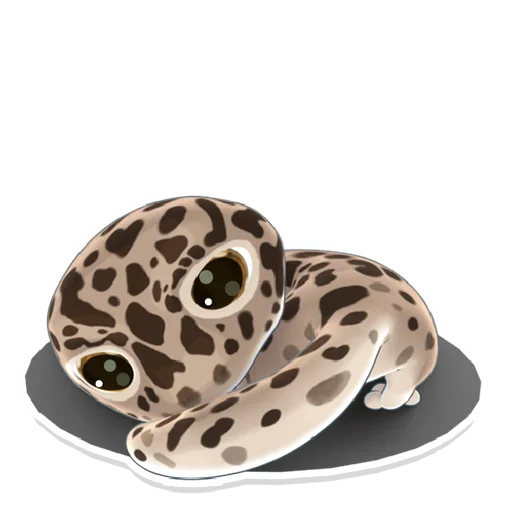 😔 Стикер «Bruce the Leopard Gecko» для Telegram