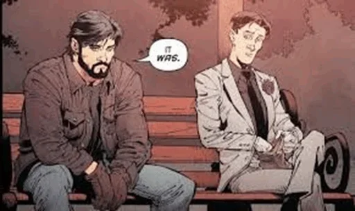 😗 Стикер «Bruce Wayne» для Telegram