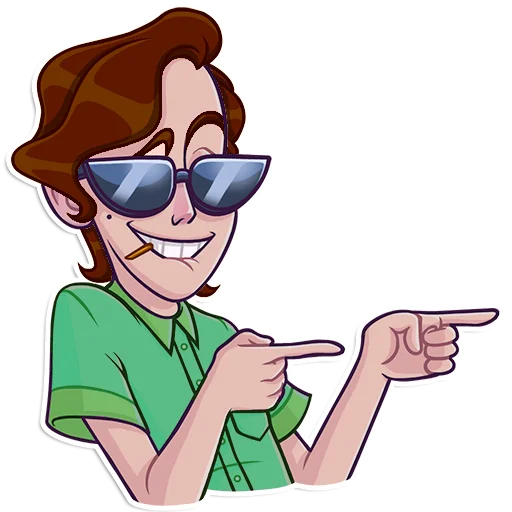 😎 Стикер «Брюнетов Роман» для Telegram