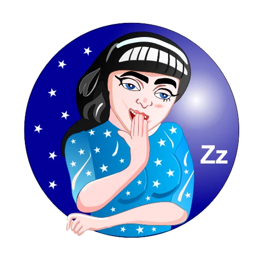 🛏 Стикер «Bryunki» для Telegram
