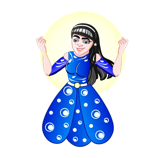 👧 Стикер «Bryunki» для Telegram