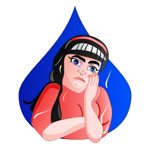 😢 Стикер «Bryunki» для Telegram