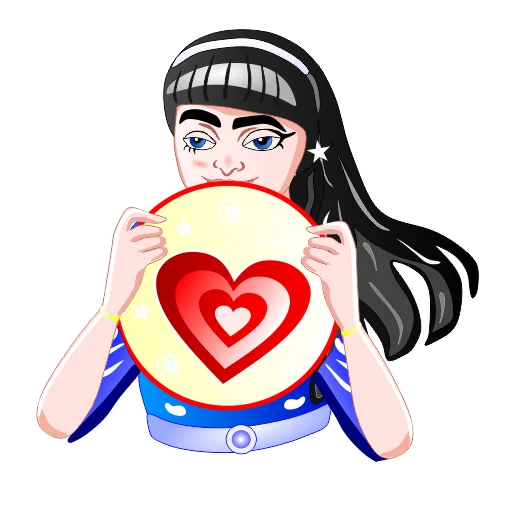 ❤️ Стикер «Bryunki» для Telegram