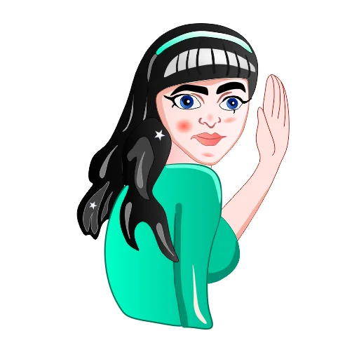 🤚 Стикер «Bryunki» для Telegram